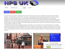 Tablet Screenshot of npsuk.org